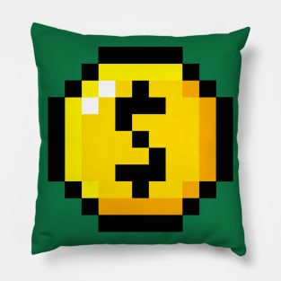 Money Coin Icon Pillow