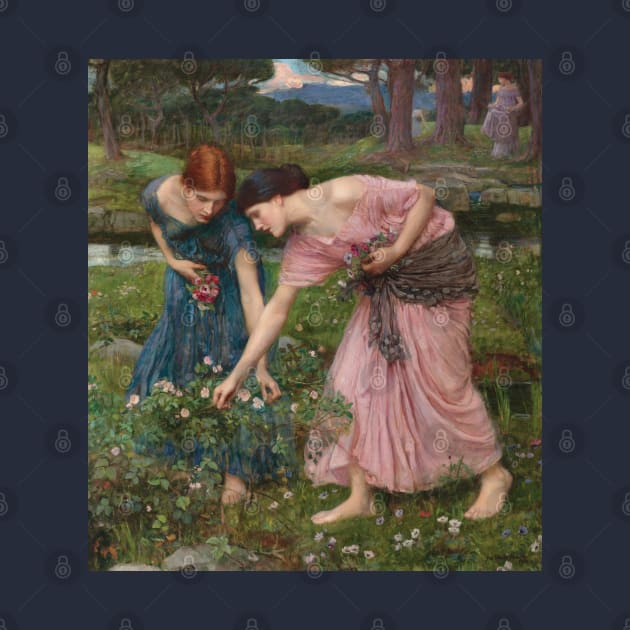 Gather Ye Rosebuds While Ye May,  1909 John William Waterhouse by immortalpeaches