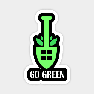 GO GREEN Magnet