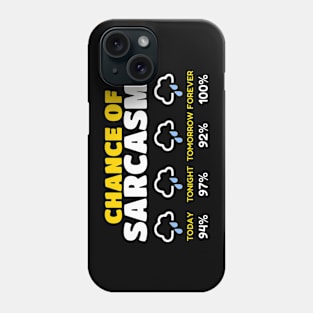 Chance of Sarcasm Phone Case