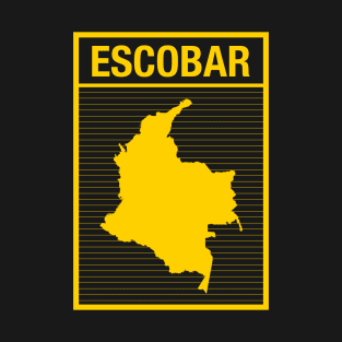 Colombia map escobar T-Shirt