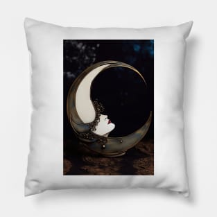 Crescent Moon Goddess Pillow