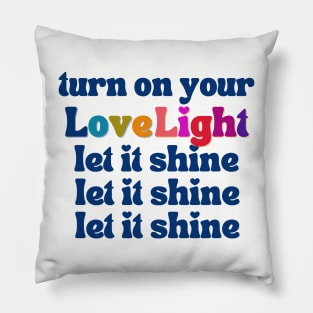 lovelight rainbow Pillow