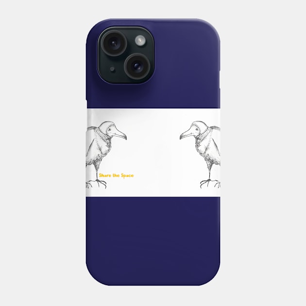 Share the Space... keep your distance... Phone Case by jellygnomes