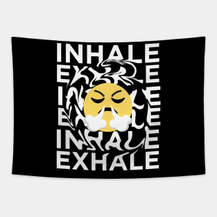 INHALE EXHALE Tapestry