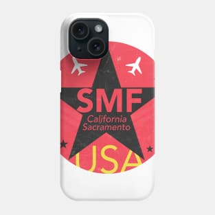 SMF Sacramento round sticker design Phone Case