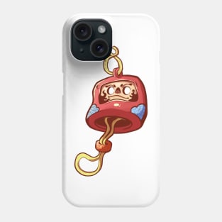 Hanging Daruma Cute Anime Design Phone Case