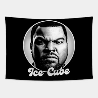 Ice Cube vintage // Lines Drawing Artwork Tapestry