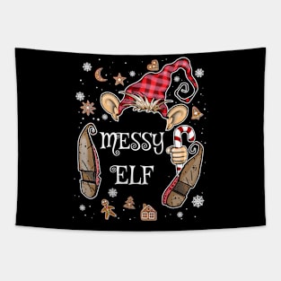 Cute Messy Elf Costume Christmas Gnome Tapestry