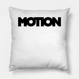 text motion Pillow