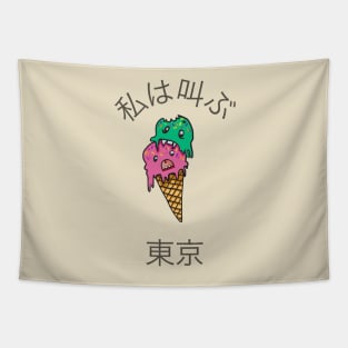 Tokyo I Scream Tapestry