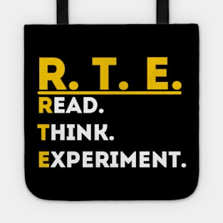 Read, Think, Experiment. | Self Improvement | Life | Quotes | Purple Tote