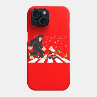 Sasquatch Santa Christmas Road Phone Case