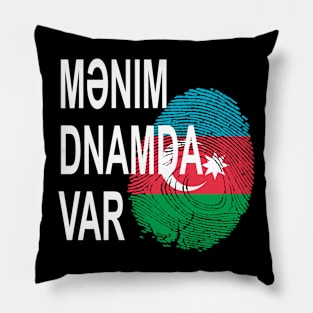 Flag of Azerbaijan in fingerprint Pillow