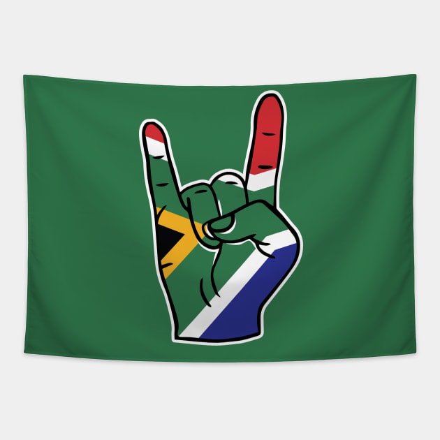 Rock On, South Africa Tapestry by SLAG_Creative