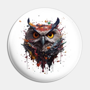 Owl Splash Art: Enchanting Fantasy Illustration #4 Pin