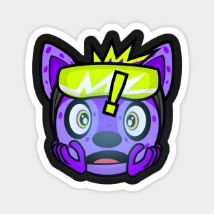 SHOCKED HYPER HYENA Magnet