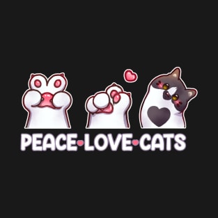 Peace Love Cat T-Shirt