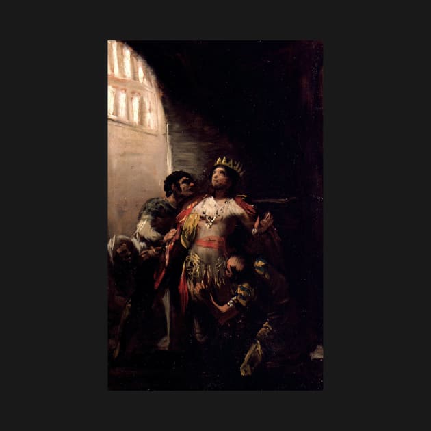 St Hermenegild in Prison by Francisco Goya by Classic Art Stall