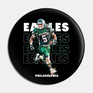 DeVonta Smith Philadelphia Eagles Men's Gray Distressed Name