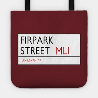 FIRPARK STREET Sign - MOTHERWELL Tote