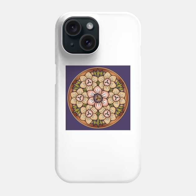 Floral Mandalas 038 (Style:221) Phone Case by luminousstore