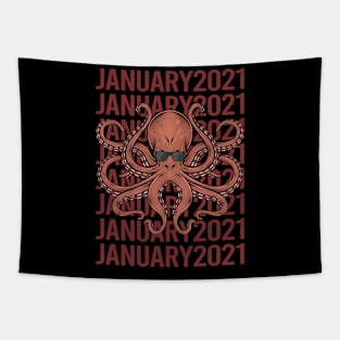 Funny Octopus - January 2021 Tapestry