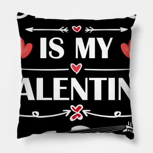 Cello Is My Valentine T-Shirt Funny Humor Fans Pillow