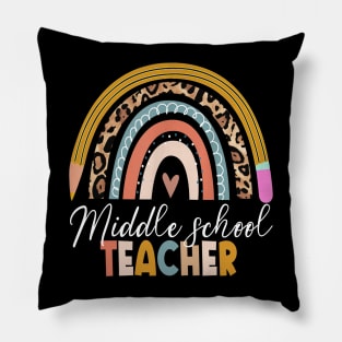 middle school teacher back to school Pillow