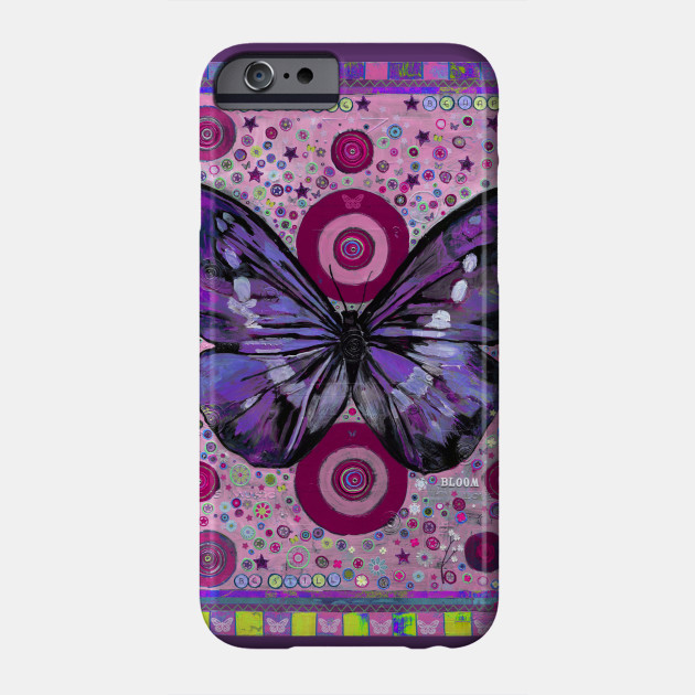 Purple Butterfly Butterfly Painting Phone Case Teepublic