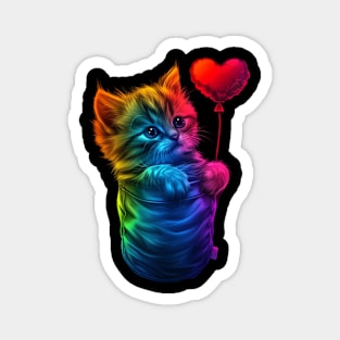 Cat Rainbow Cookies Magnet