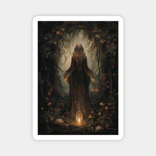 Forest witch Magnet