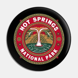 Hot Springs National Park Arkansas US Travel Pin