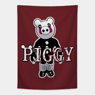 Piggy Merch Tapestries Teepublic Au - kindly keyin roblox bear face