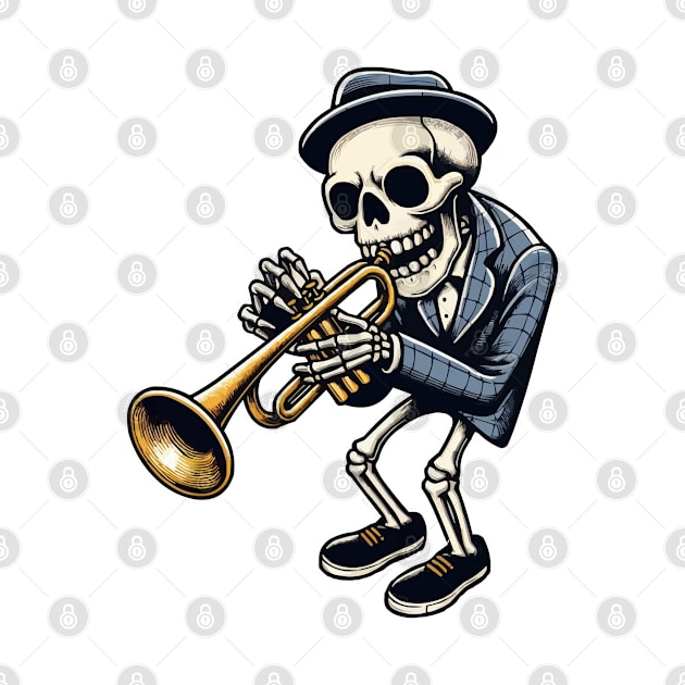 Skeleton Trumpet by fikriamrullah