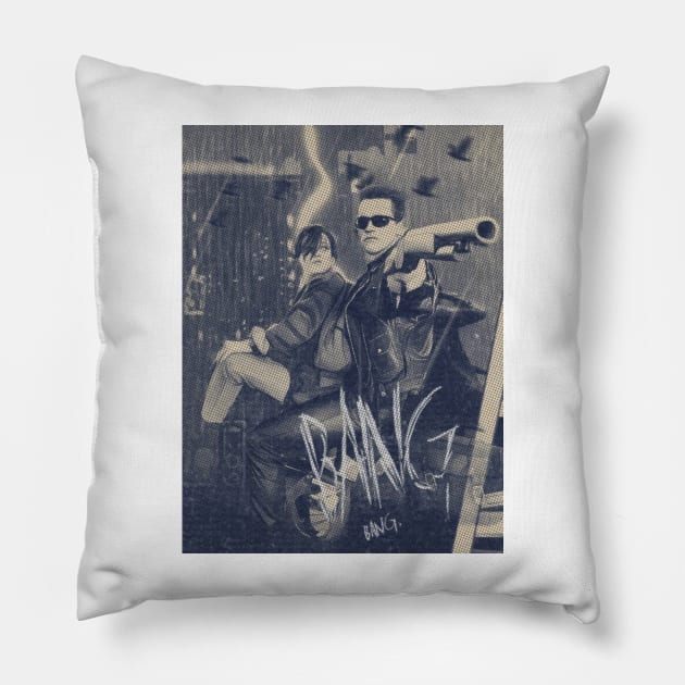 Terminator 2 Pillow by BryanWhipple