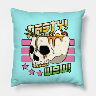 Tasty Ramen Skull Pillow