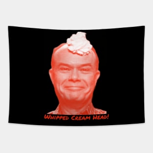 Whipped Cream Head Tapestry