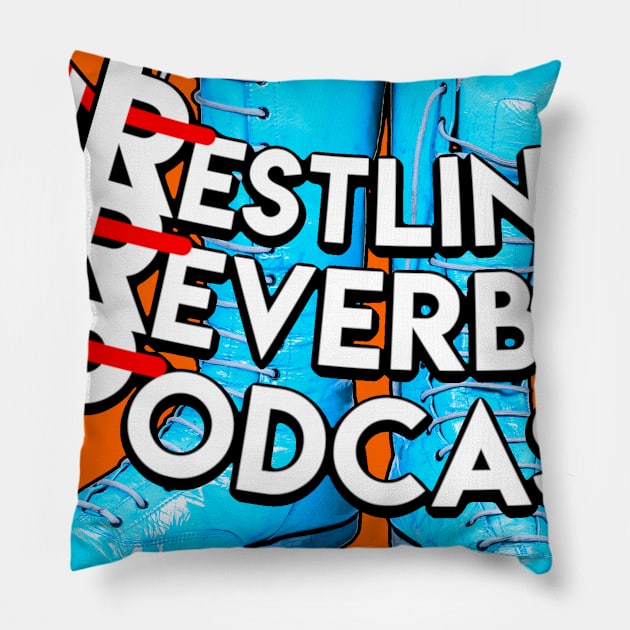 Classic wRestling Reverb (Orange) Pillow by joshrobinson00