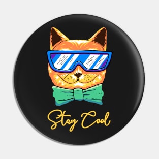 cat stay cool Pin