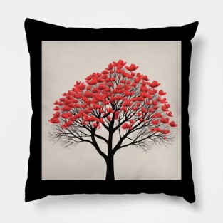 Tulip tree Pillow