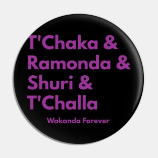 Wakandan Royalty Pin