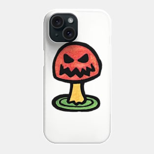 Angry Shroom - Jack O Lantern Phone Case