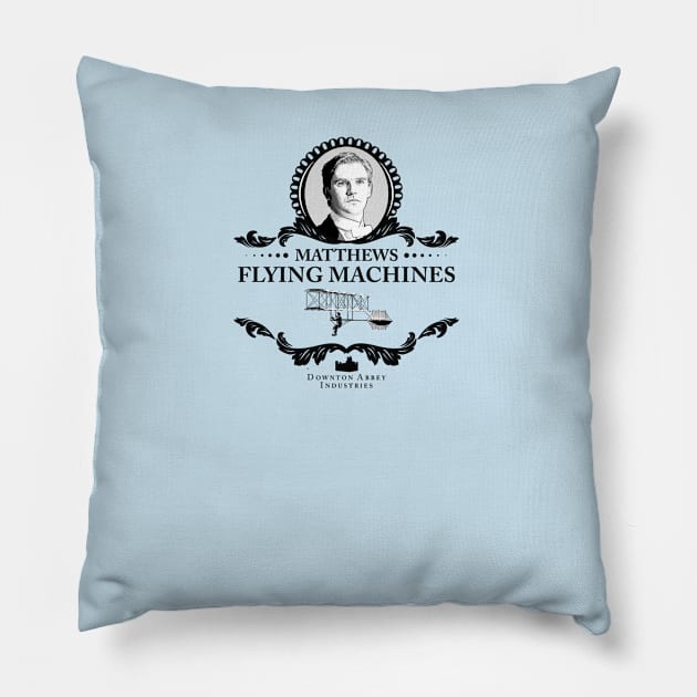 Matthew Crawley - Downton Abbey Industries Pillow by satansbrand