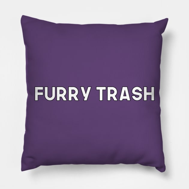 Furry Trash Pillow by DuskEyesDesigns