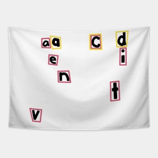 Vaccinated Typography Tapestry