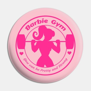 Gym fitness girl doll Pin