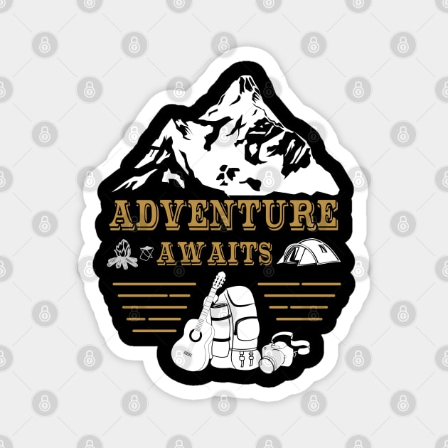 Adventure awaits Magnet by designbek