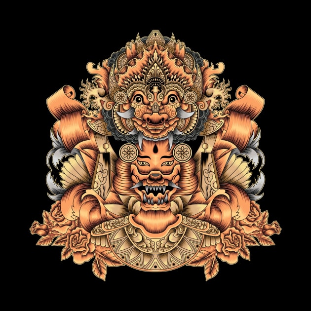 Balinese Mask by KINNFUL