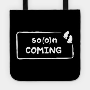 Soon coming + gender reveal Tote